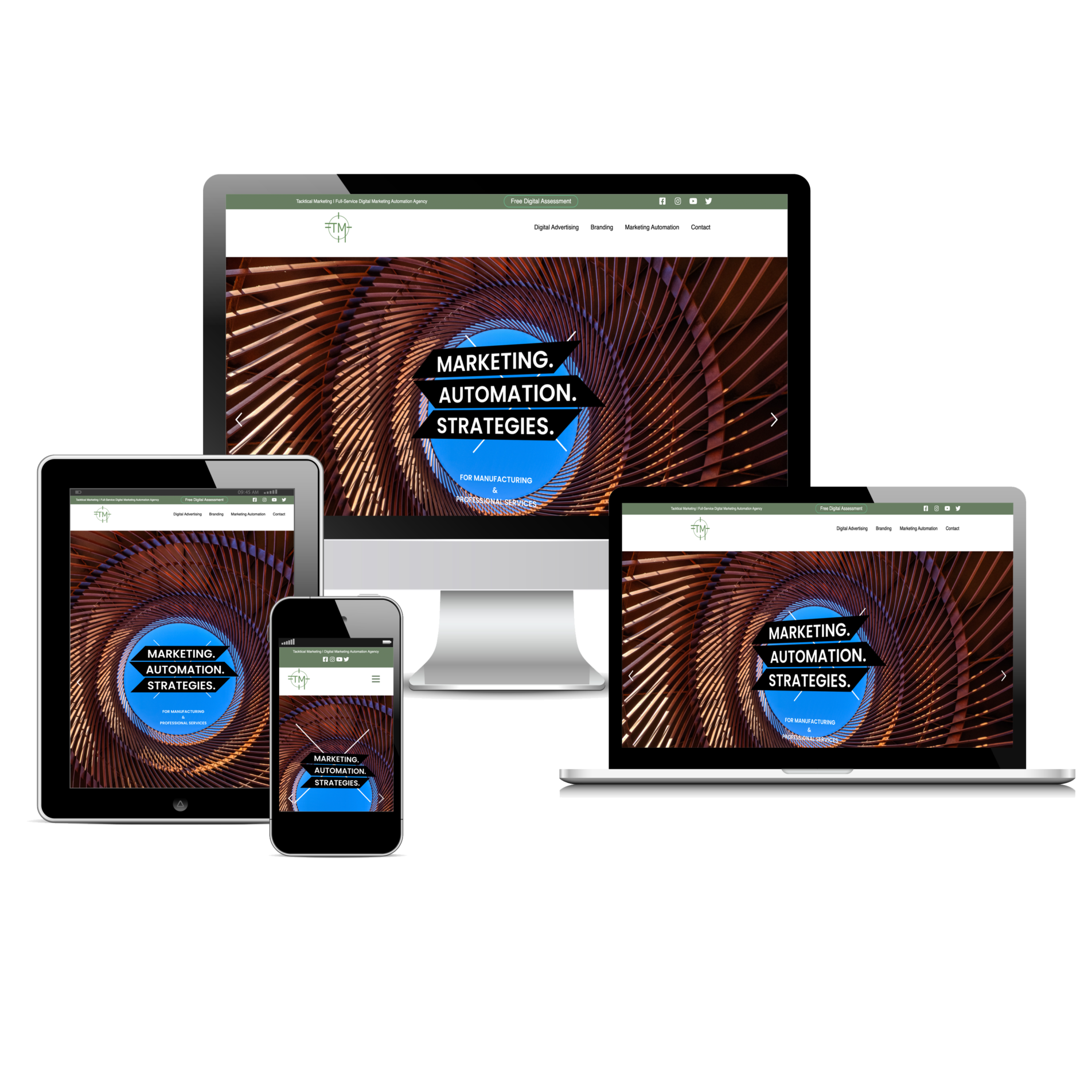 Tacktical Marketing | Full-Service Digital Marketing Agency | Manufacturers & Professional Service Firms | Digital Marketing| Featured Marketing Projects | Tacktical Marketing Optimized Platform Image